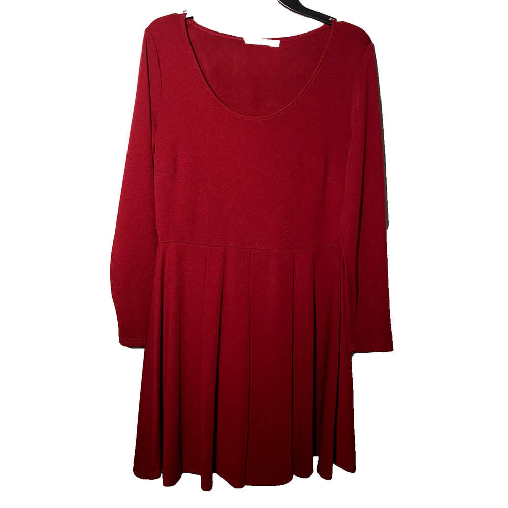 White Mark Red Dress Fit and Flair NEW